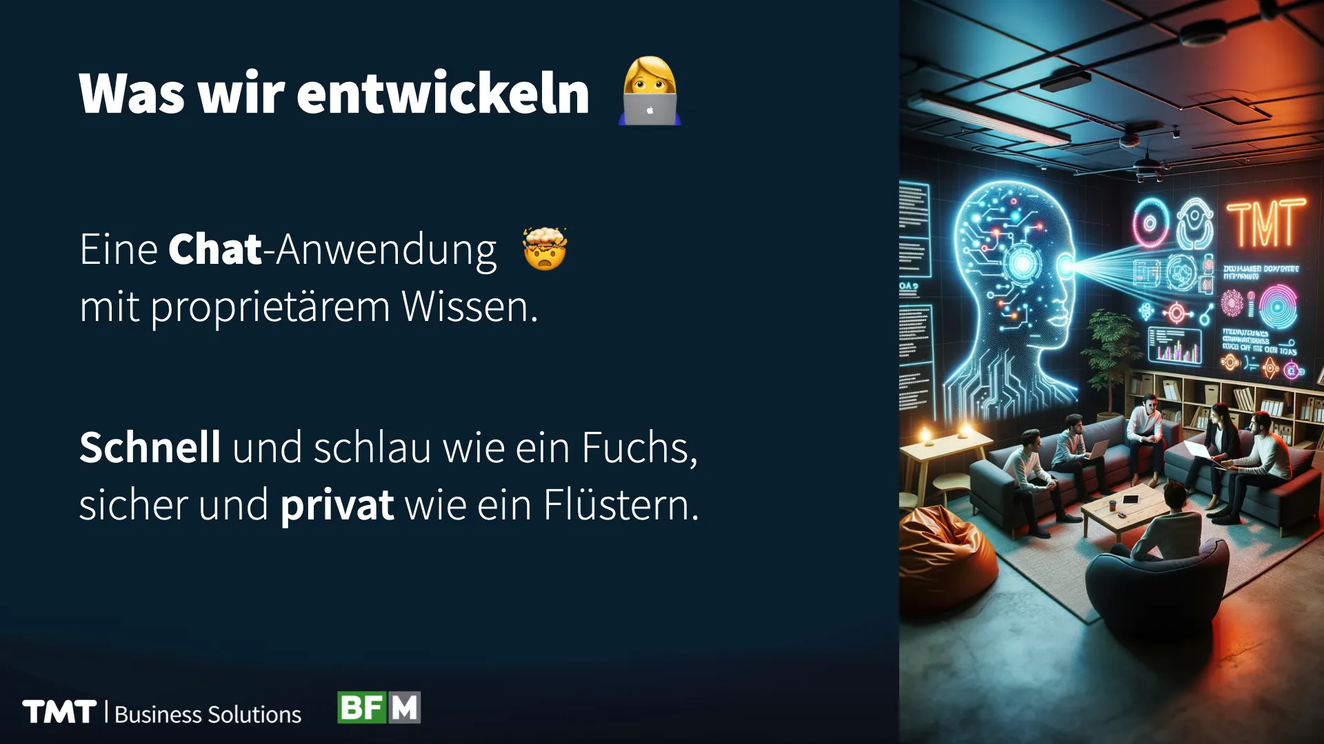 Keynote zum Thema Künstliche Intelligenz