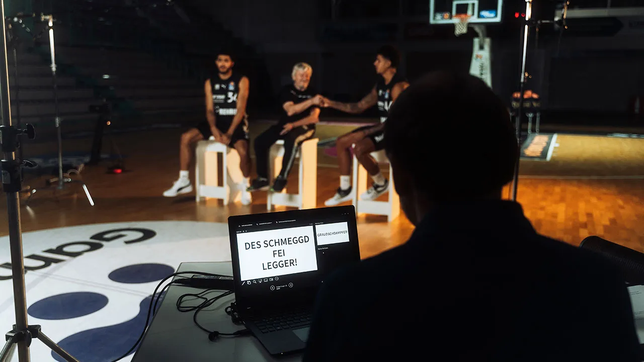 Ausleuchtung beim Videodreh fuer medi bayreuth