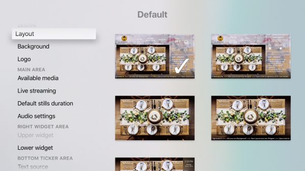 Sigmondo Version 4 Choose Layout